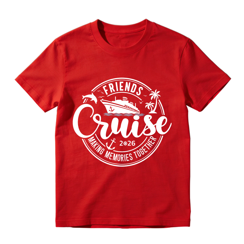 Friends Cruise 2026 Making Memories Together Unisex Classic T-shirt
