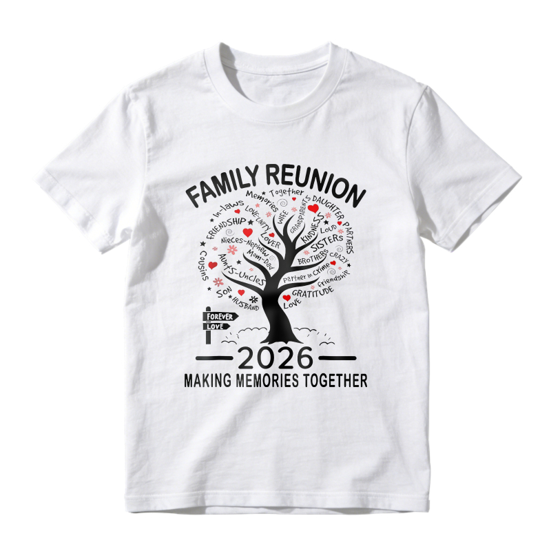 Family Reunion Tree 2026 Making Memories Together Unisex Classic T-shirt