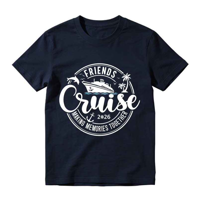 Friends Cruise 2026 Making Memories Together Unisex Classic T-shirt