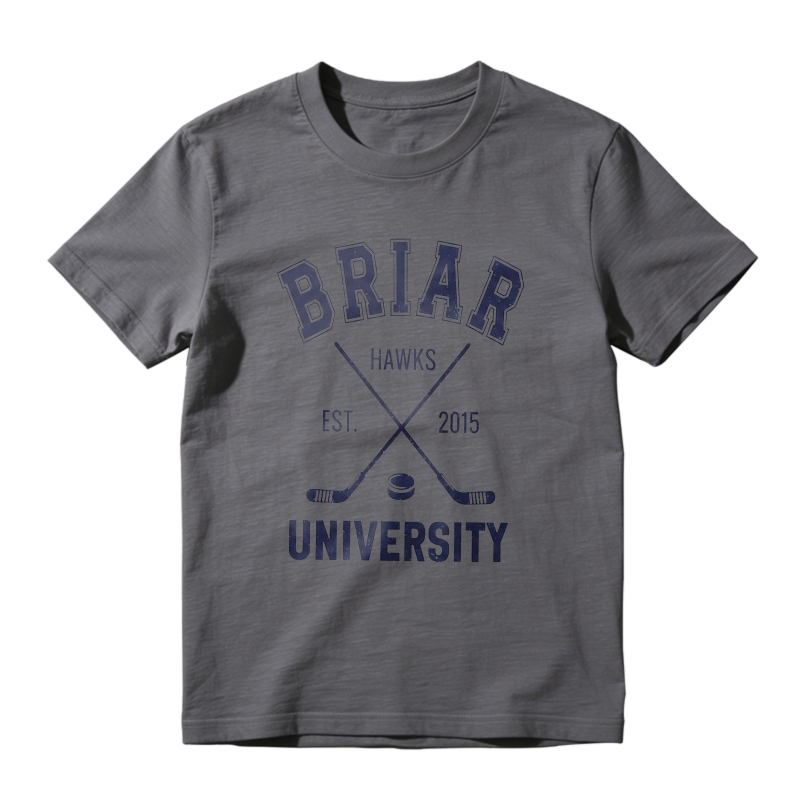 Briar Hawks University Hockey Team Est 2015 Unisex Classic T-shirt