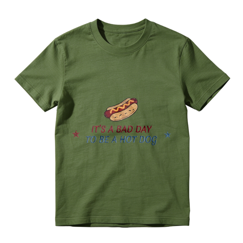 Hot Dog It S A Bad Day To Be A Hot Dog Unisex Classic T-shirt