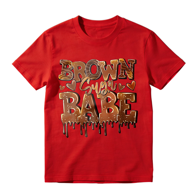 Brown Sugar Babe Dripping Chocolate Design Unisex Classic T-shirt