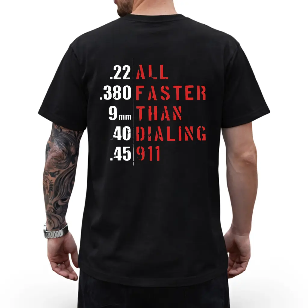 All Faster Than Dialing 911 T-shirt