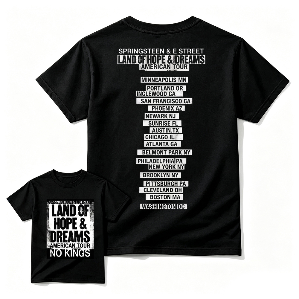 Vintage American Tour Graphic Tee,Unisex Shirt