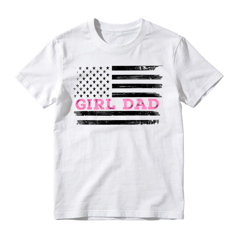 Girl Dad Comfortable Cotton T-shirt