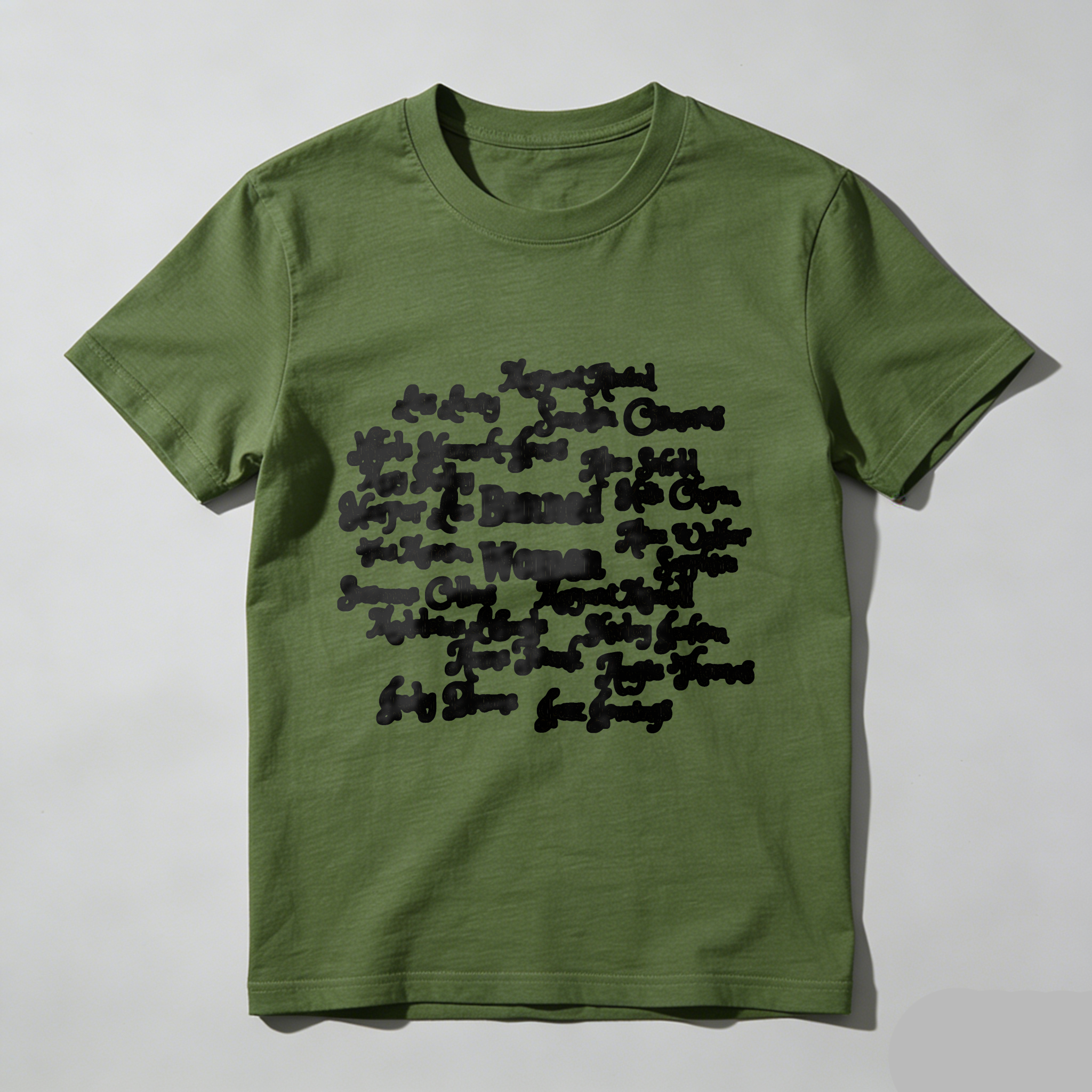Wardrobecart Banned Women Names List Print Tshirt