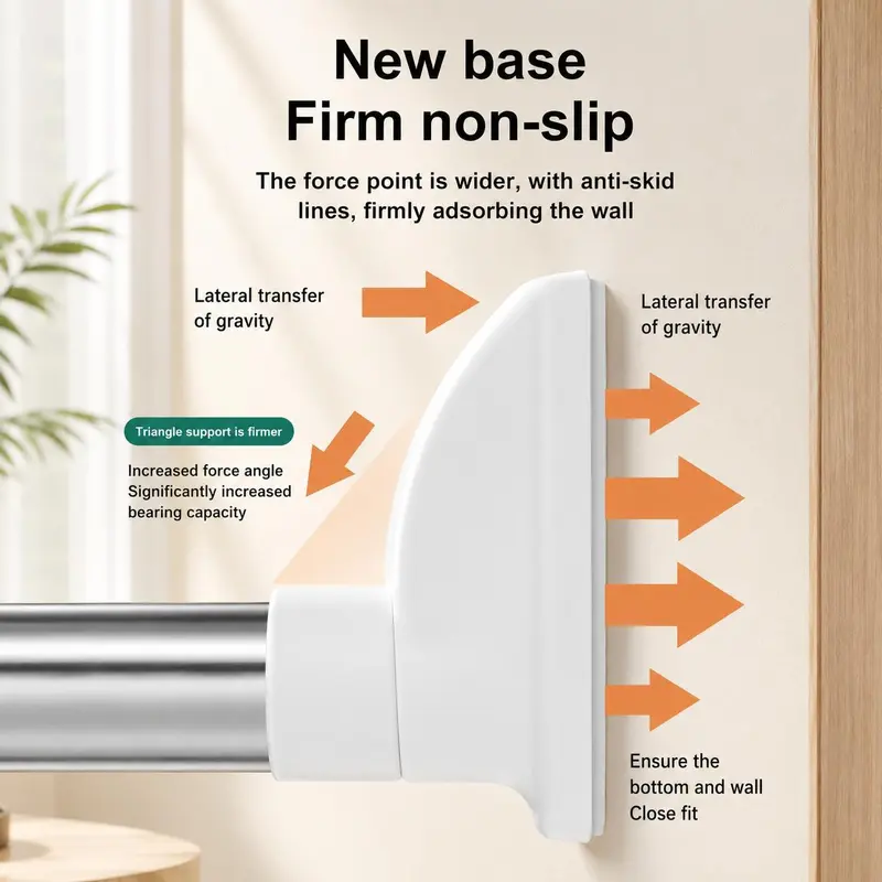 ✨ Adjustable Tension Rod – Drill-Free Expandable Clothes Drying & Storage Bar for Closets, Bathrooms & Laundry Rooms