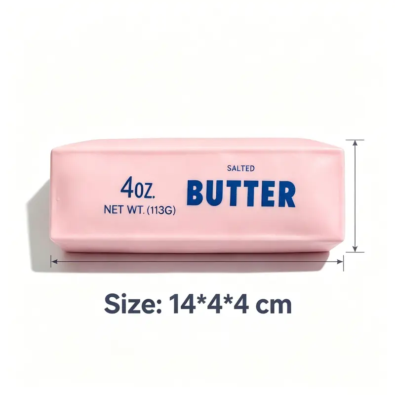 ✨ASMR Butter Bar Squishy Sensory Toy - Satisfying Crunchy Sound Squeeze Toy for Kids & Adults Stress Relief 🧈