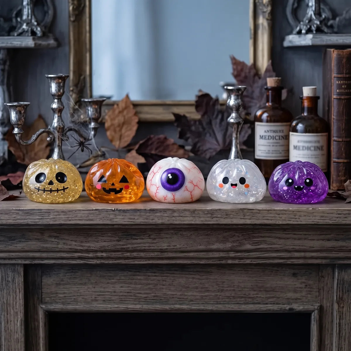 Haunted Halloween Dumpling Squishy Set