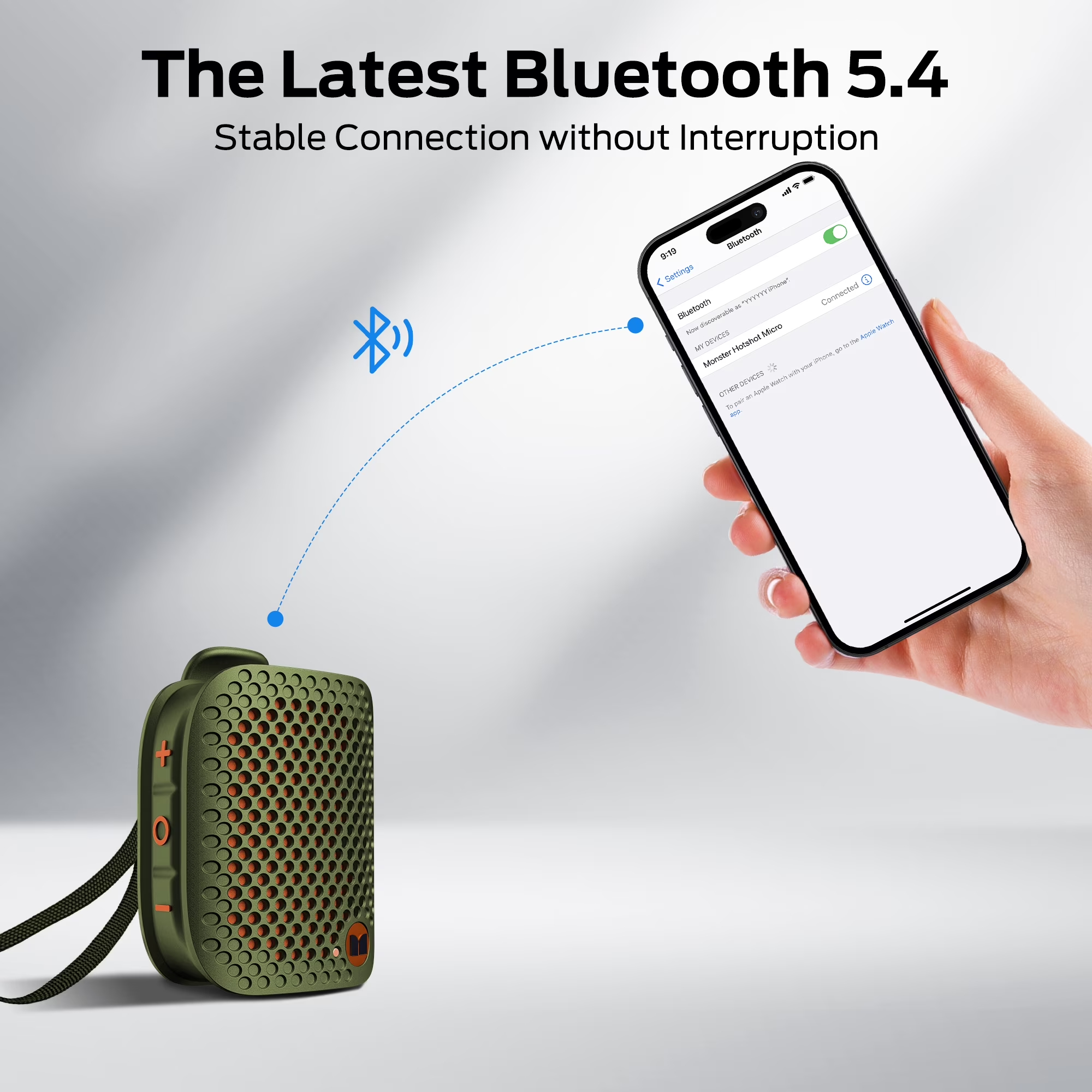 Mini Portable Bluetooth Speaker, IPX5 Water Resistant, 24 Hours Playtime, Deep Bass for Camping Travel Home