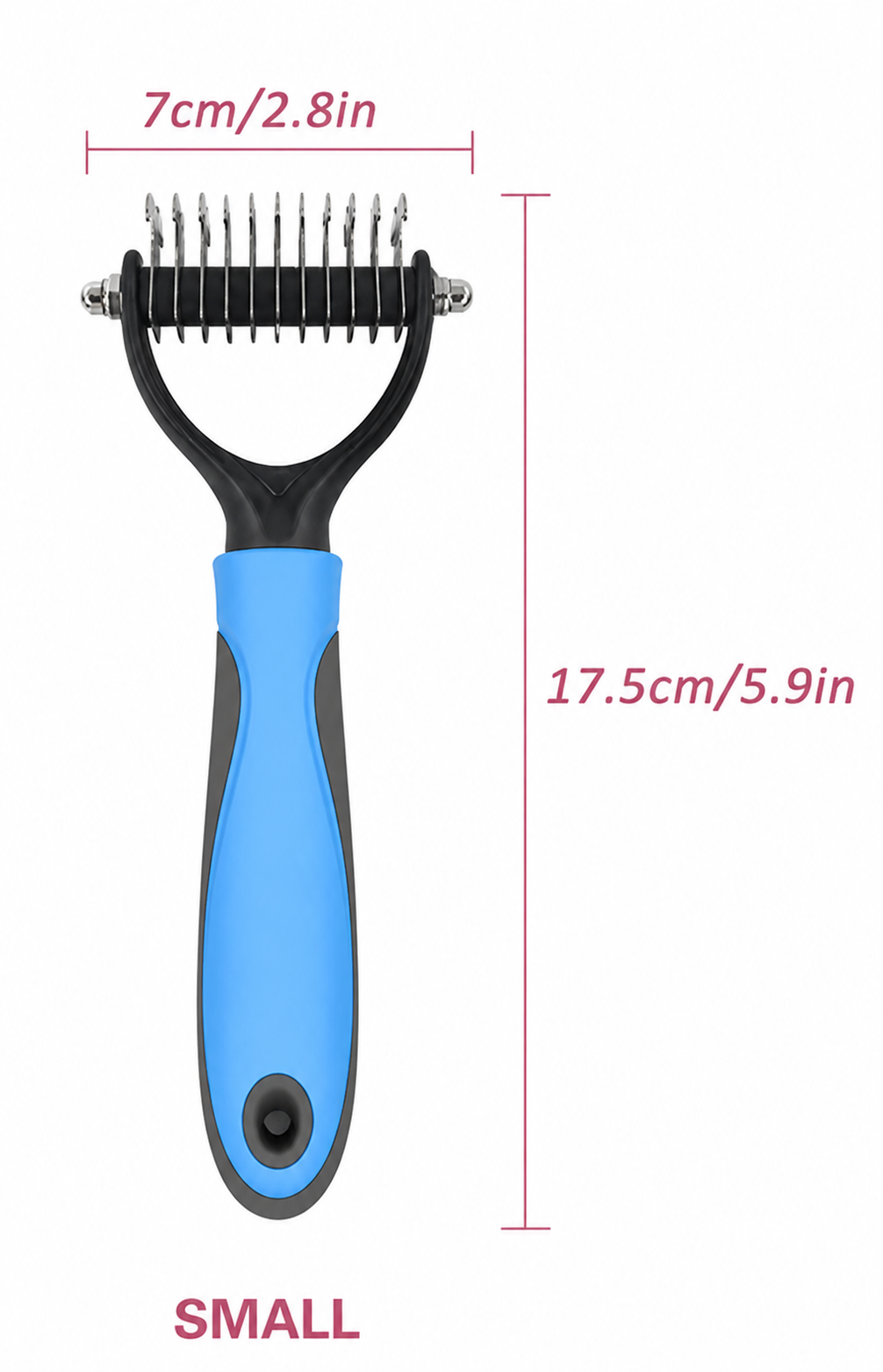🐾Pet Grooming Dual Sided Comb – Easy Dematting, Deshedding & Detangling Tool for Dogs & Cats