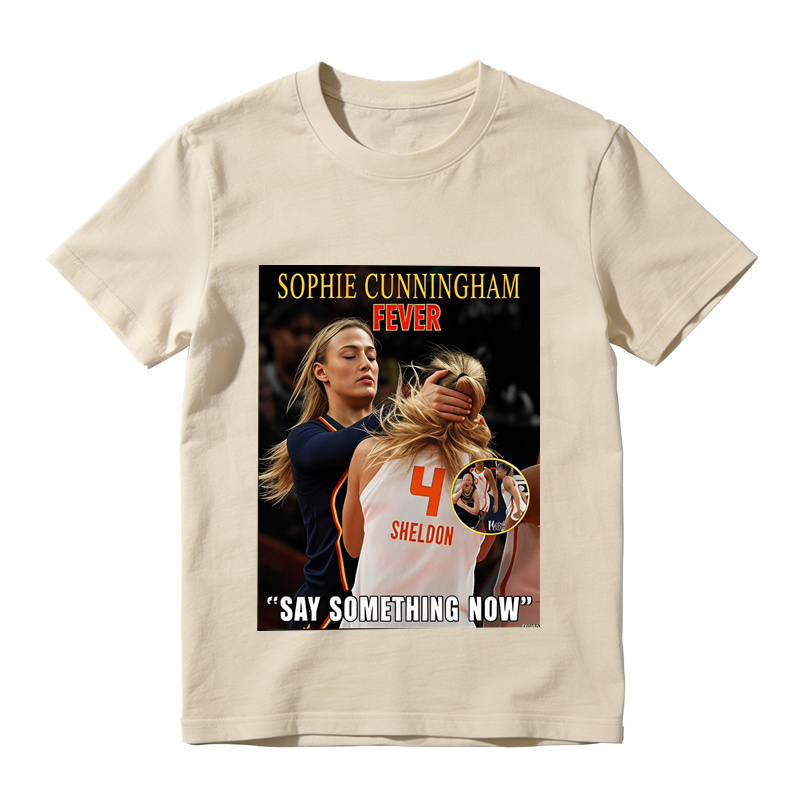 Sophie Cunningham Vintage Basketball Graphic Tee, Retro Sports Fan T-Shirt