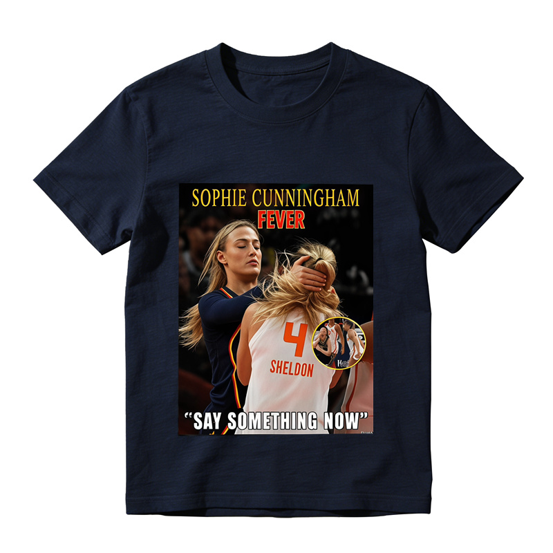 Sophie Cunningham Vintage Basketball Graphic Tee, Retro Sports Fan T-Shirt