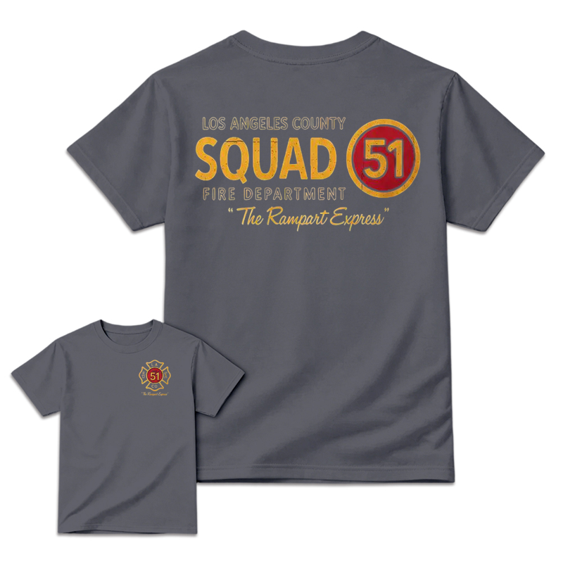 Los Angeles County Squad 51 Fire Department T-Shirt