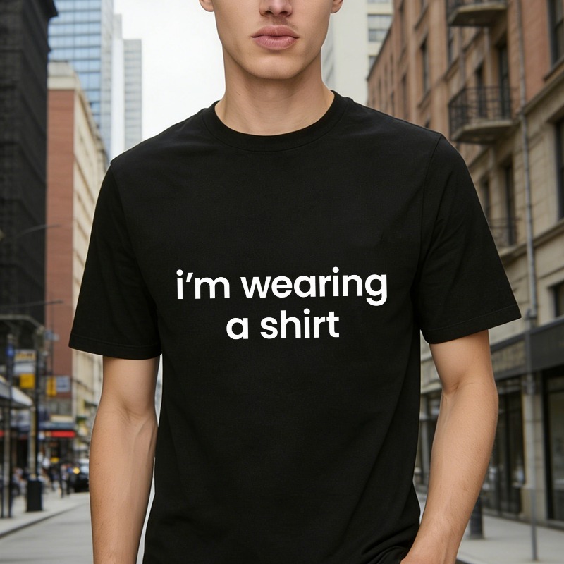 Im Wearing A Shirt Funny Statement Graphic T-shirt