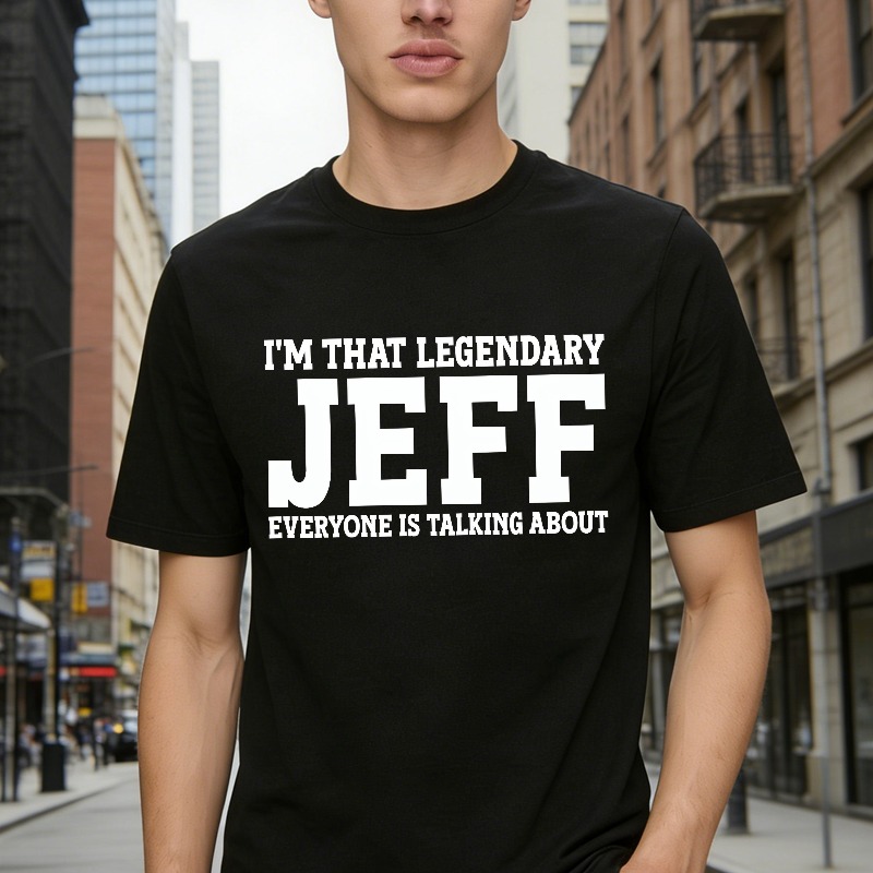 I'm That Legendary Jeff Everyone Is Talking About Funny Name Quote Unisex Classic T-shirt