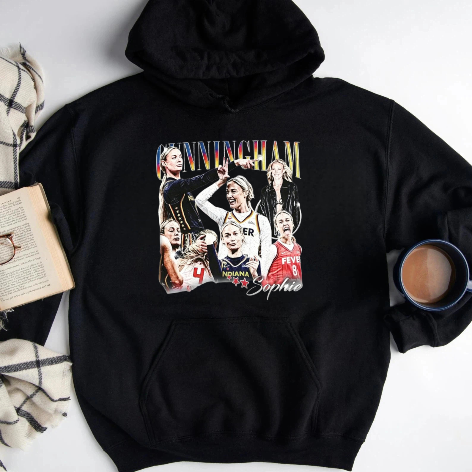 Cunningham Sophie Basketball Player Collage Art Unisex Classic Hoodie