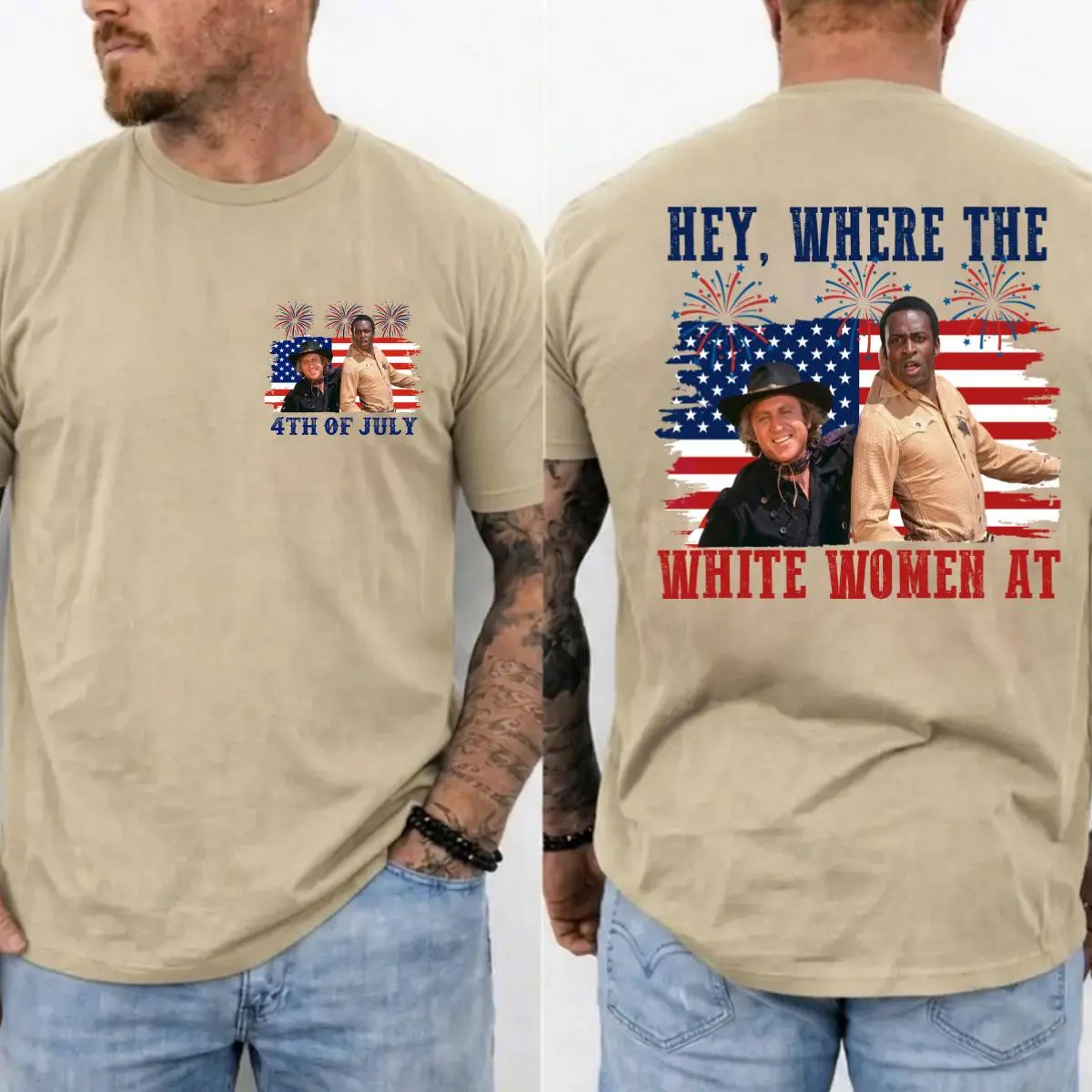 Hey Where The White Women At 4th Of July Shirt