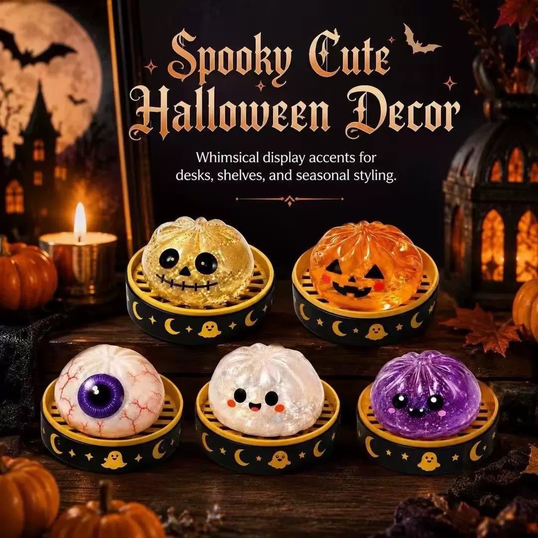 Haunted Halloween Dumpling Squishy Set