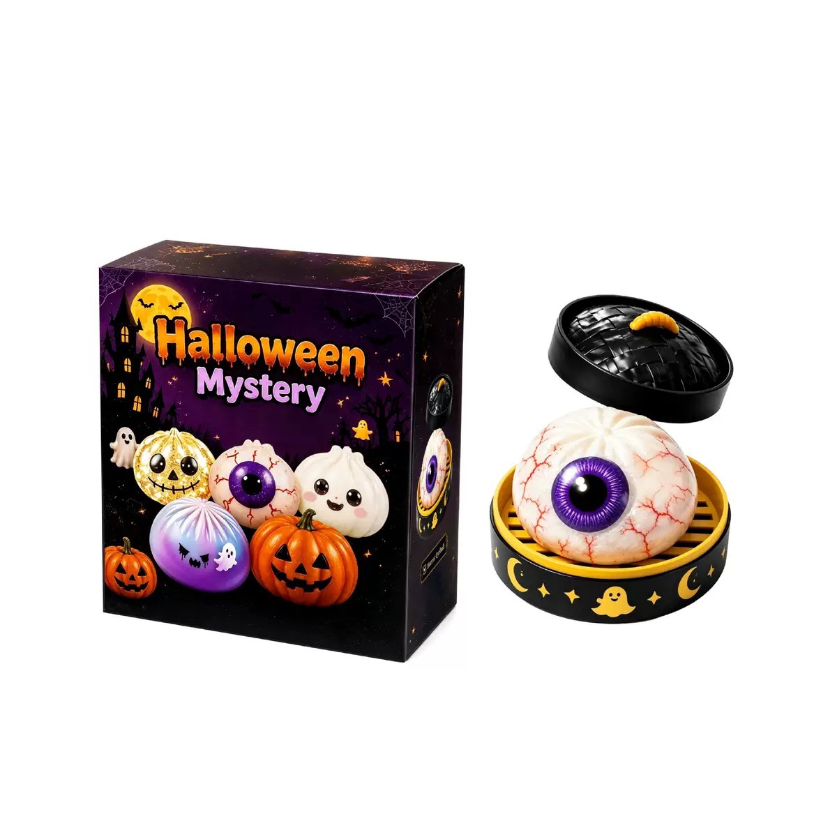 Haunted Halloween Dumpling Squishy Set