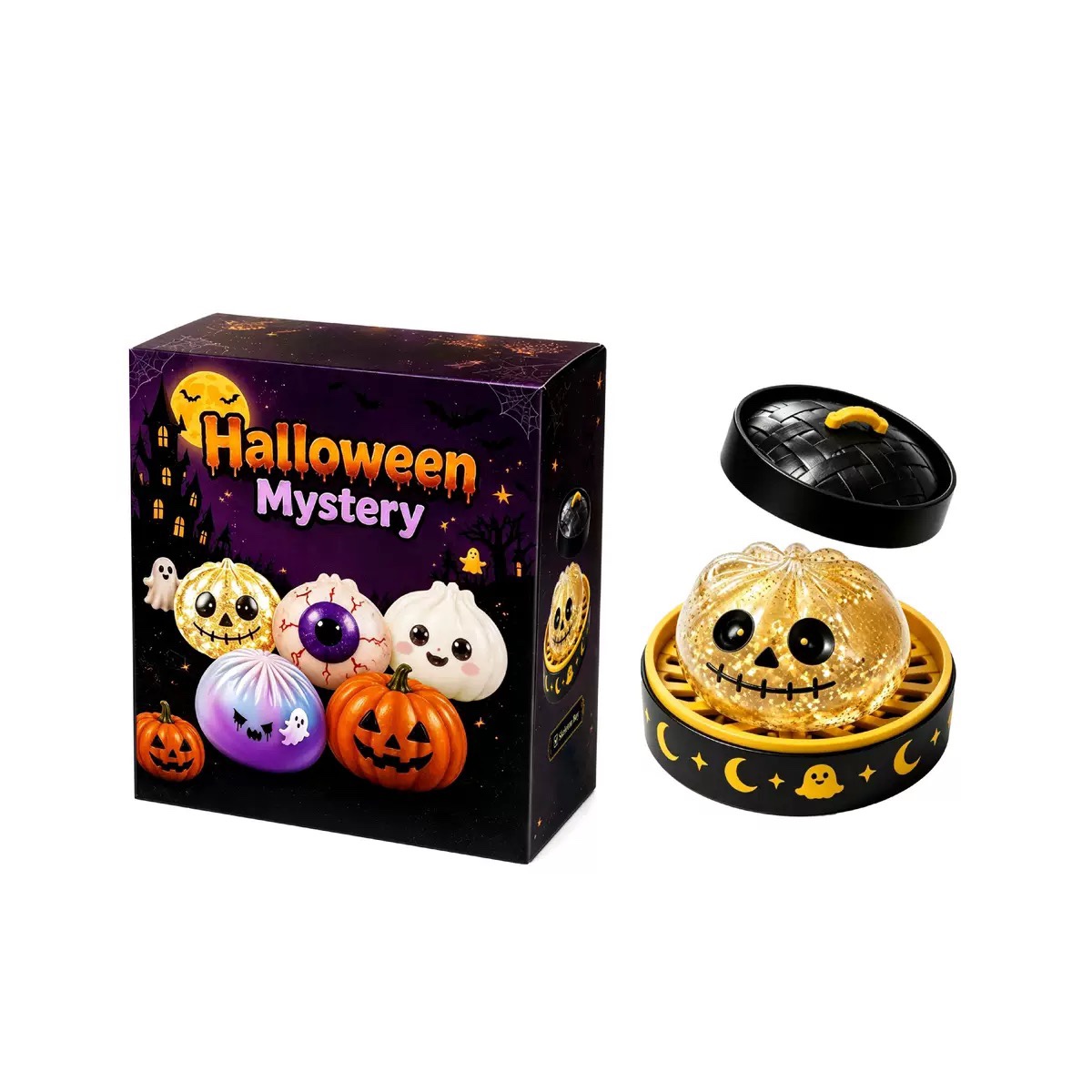 Haunted Halloween Dumpling Squishy Set