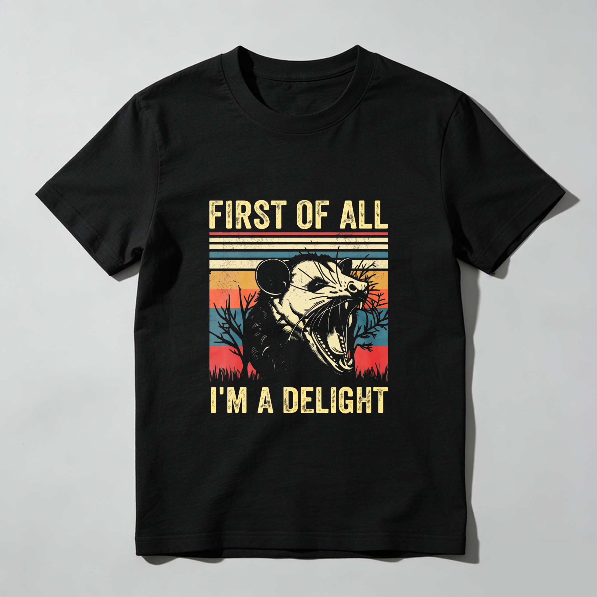 First Of All I'm A Delight tshirt 100% cotton