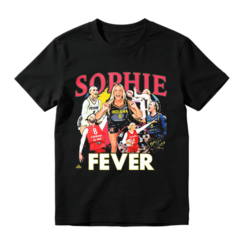 Sophie Fever Basketball Player Collage Graphic T-shirt