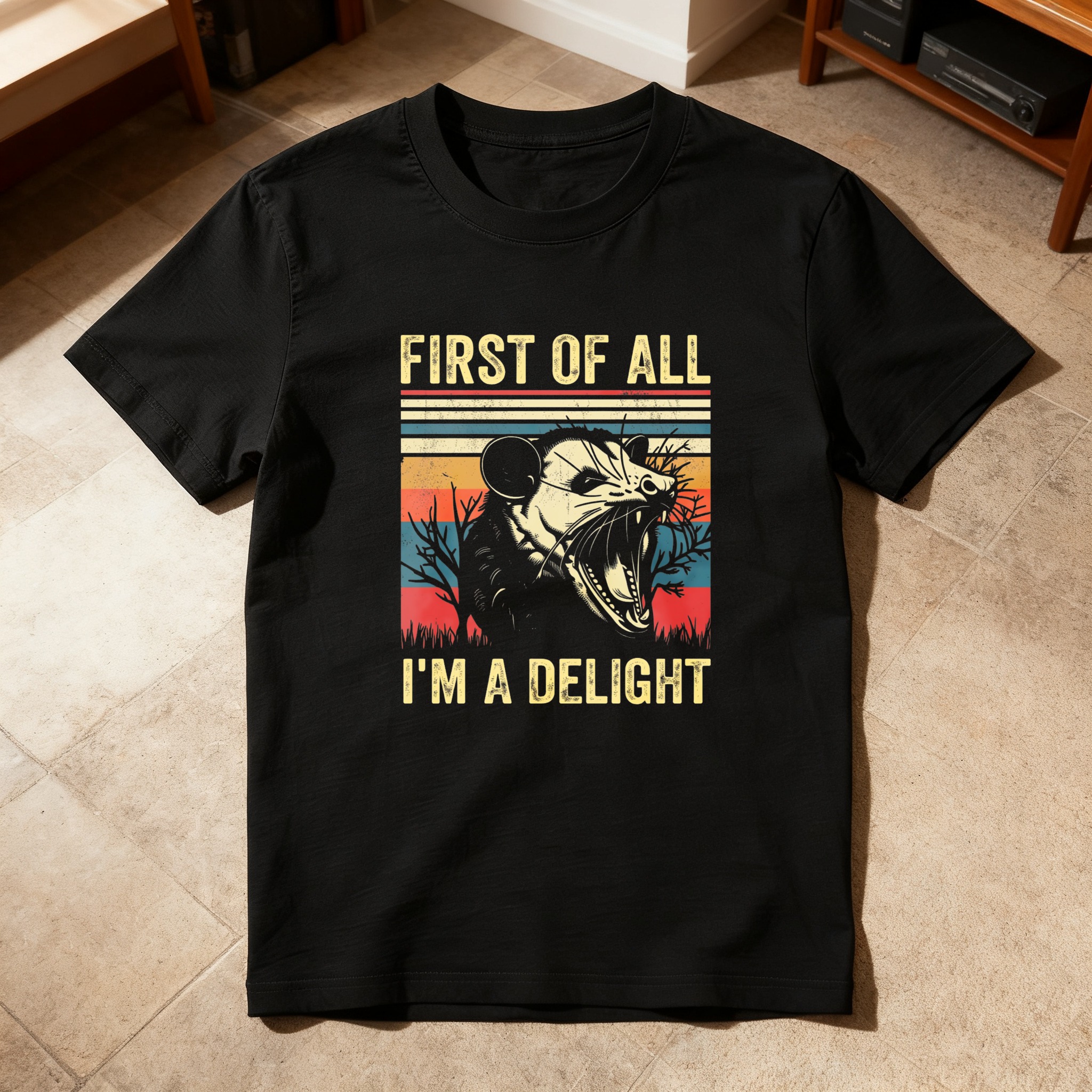 First Of All I'm A Delight tshirt 100% cotton