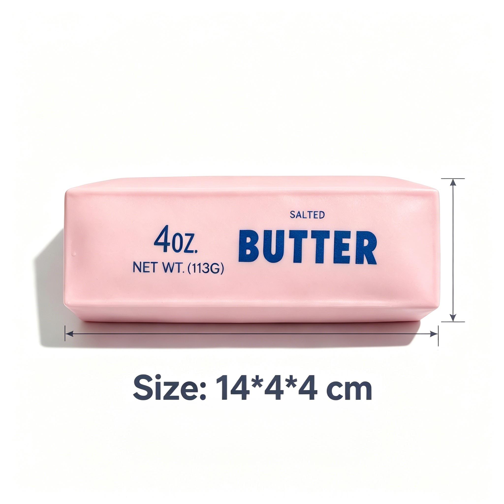 Crunchy Sound Butter Bar Squishy Toy Soft Squeeze Fidget Toy Funny Sensory Hobby Play Toy Portable Stress Relief Decompression Toy Cute Desk Relax Toy Ideal Gift For Teens Adults Party Leisure Entertainment,back to school,back to school haul