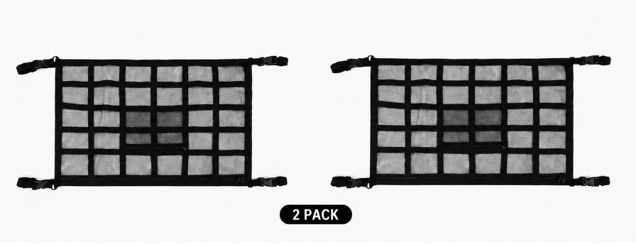 🚗 Car Ceiling Storage Net | 🧳 Maximize Your Car's Overhead Space | ⛺ Perfect for Camping & Road Trips