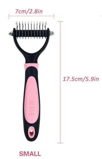 🐾Pet Grooming Dual Sided Comb – Easy Dematting, Deshedding & Detangling Tool for Dogs & Cats