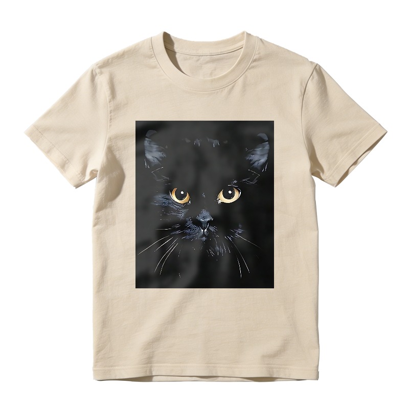 Black Cat Portrait Unisex Classic T-shirt