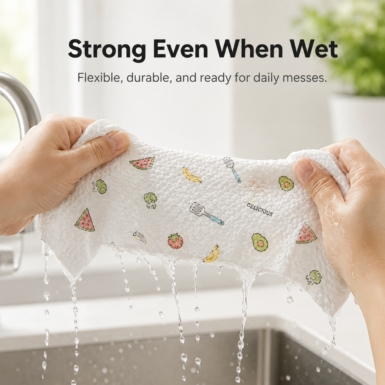 🔥 Hot Sale 🧽 Disposable Kitchen Cleaning Cloths 💦Ultra Absorbent • Grease-Fighting • Hygienic