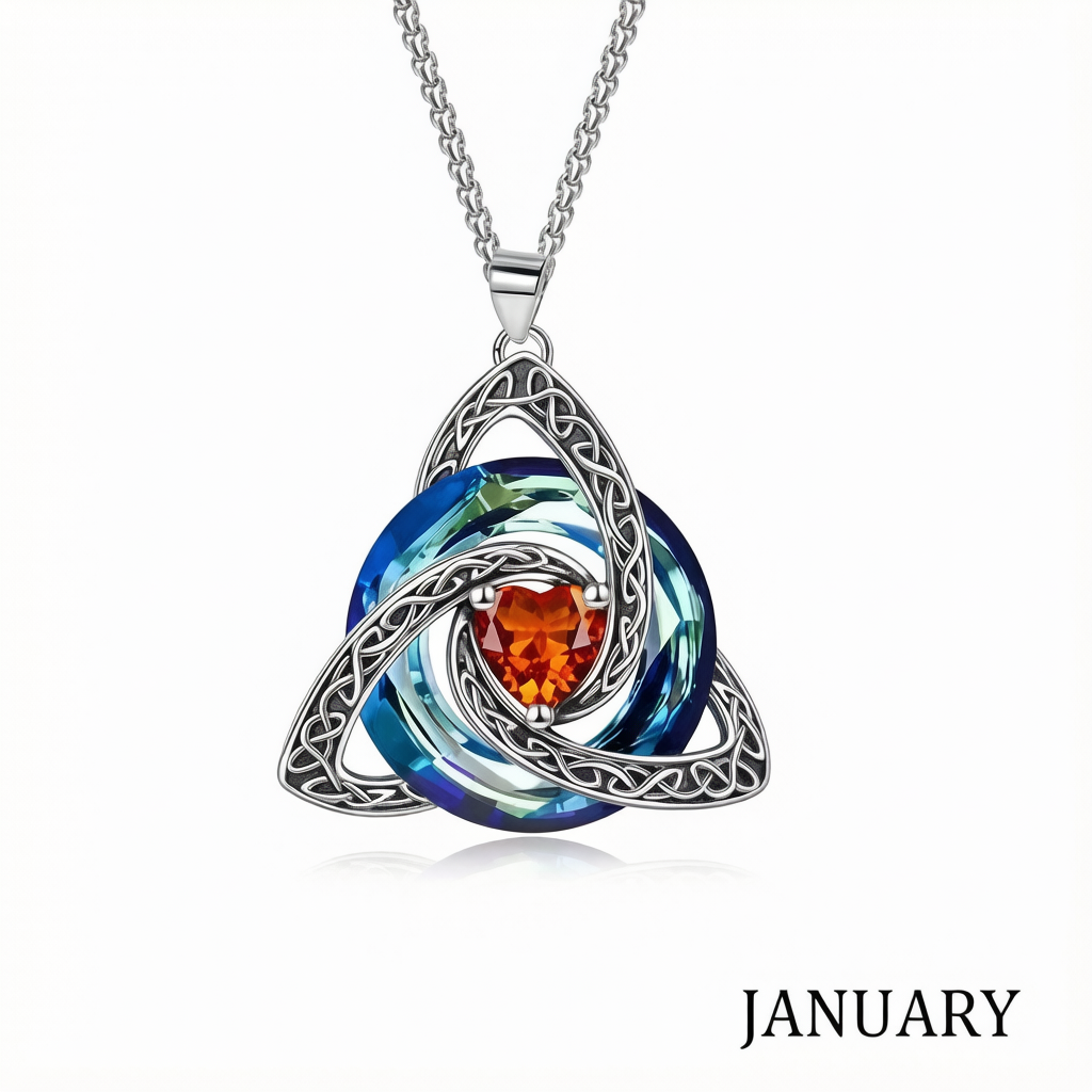 🎄LAST DAY 49% OFF -💥Birthstone Celtic Knot Necklace for Women