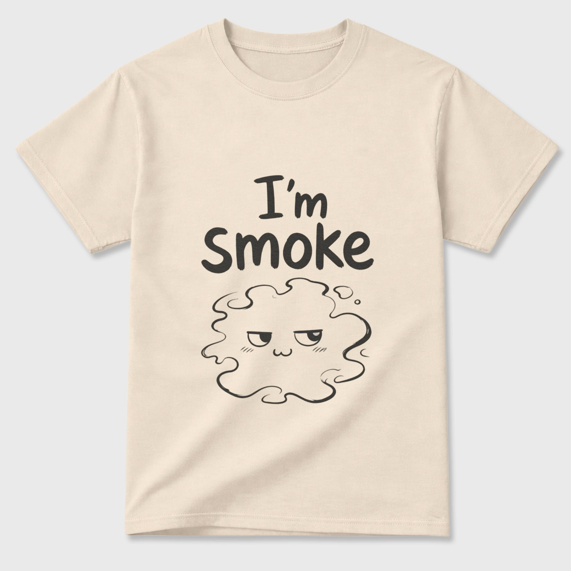Cotton T-Shirt Unisex - I'm smoke