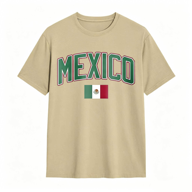 Mexico Flag Design T-shirt