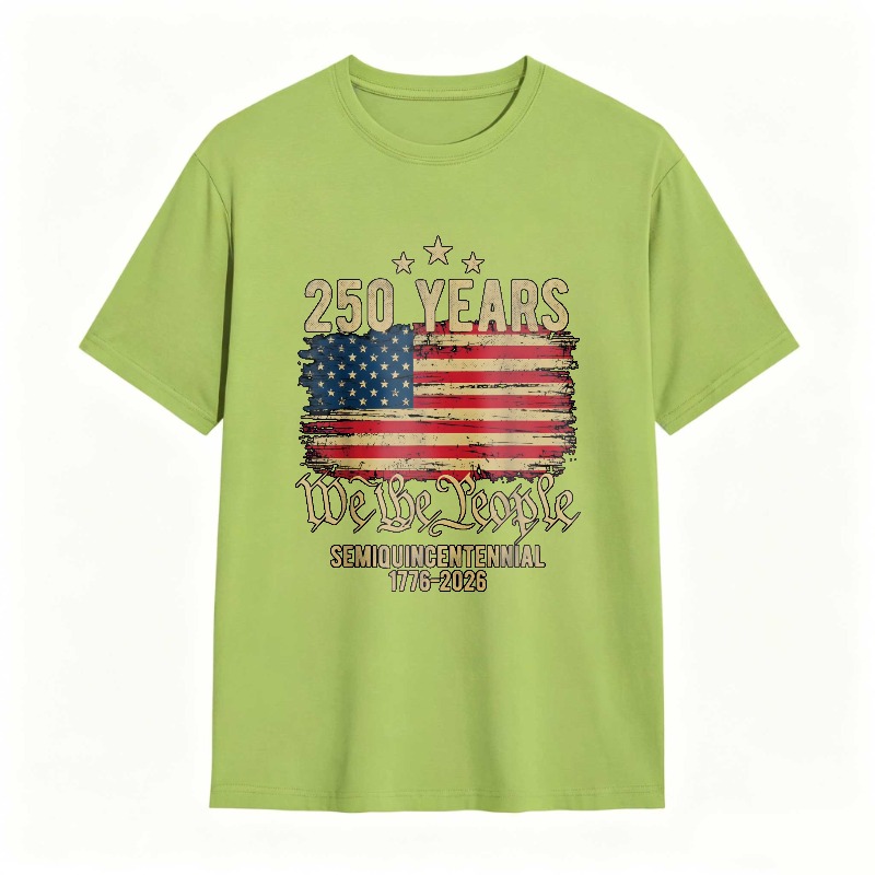 250 Years We The People American Flag Semiquincentennial 1776 2026 T-shirt