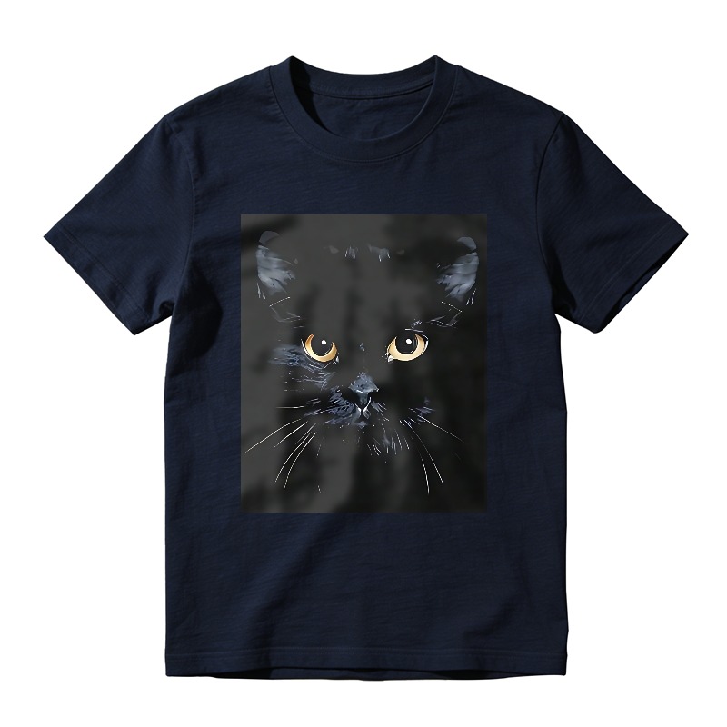 Black Cat Portrait Unisex Classic T-shirt