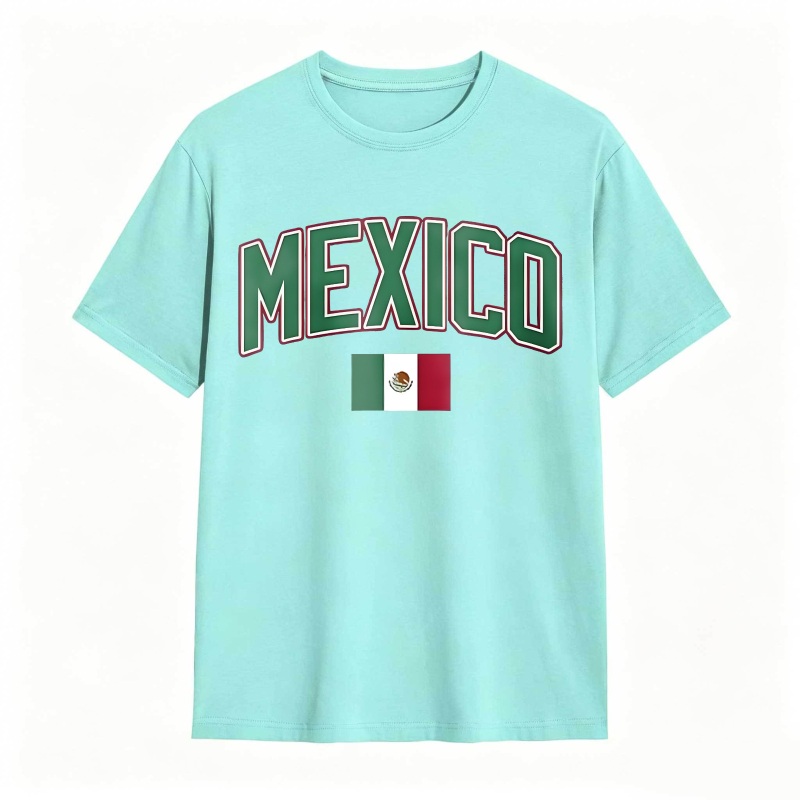 Mexico Flag Design T-shirt