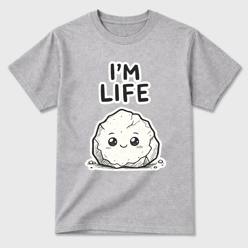 Cotton T-shirt Unisex - I'm life