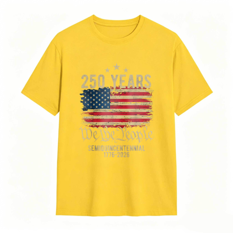 250 Years We The People American Flag Semiquincentennial 1776 2026 T-shirt