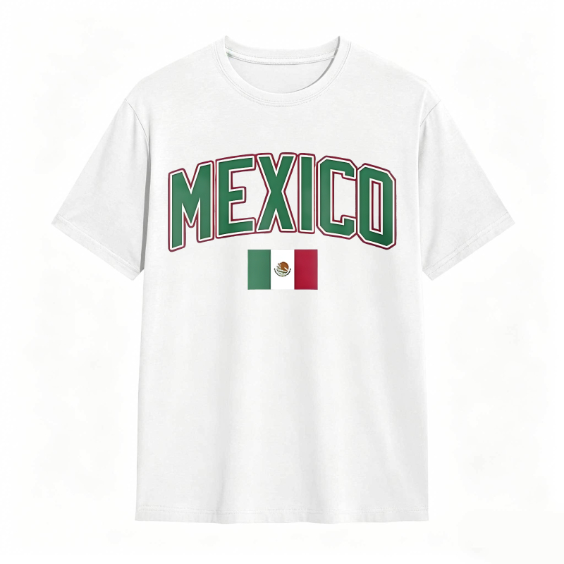 Mexico Flag Design T-shirt