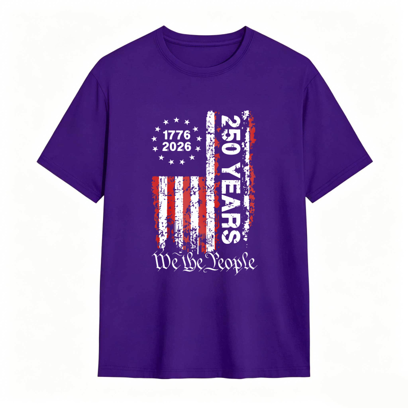 American Flag 1776 2026 250 Years We The People T-shirt