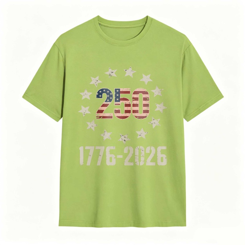 250th Anniversary United States Independence Day 1776 2026 Stars And Stripes T-shirt