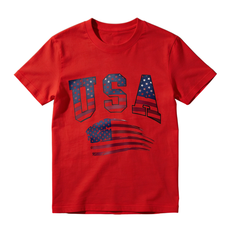 Usa Flag Design Unisex Classic T-shirt