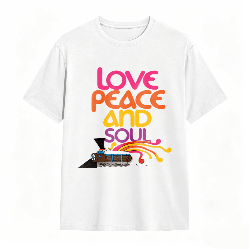 Love Peace And Soul Train T-shirt