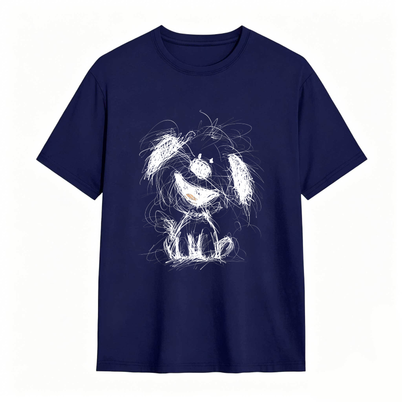 Dog Sketch Design T-shirt