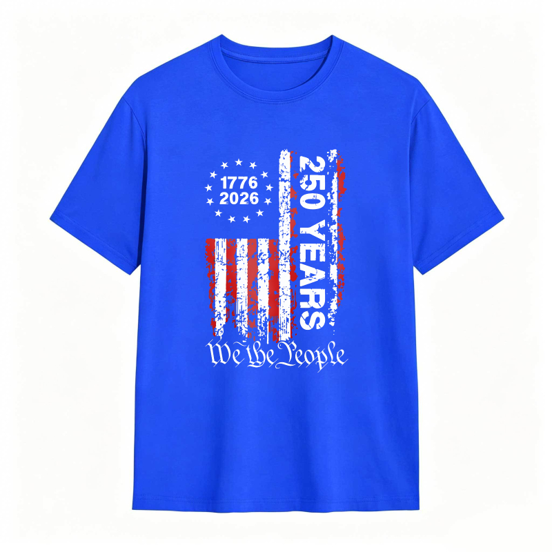American Flag 1776 2026 250 Years We The People T-shirt