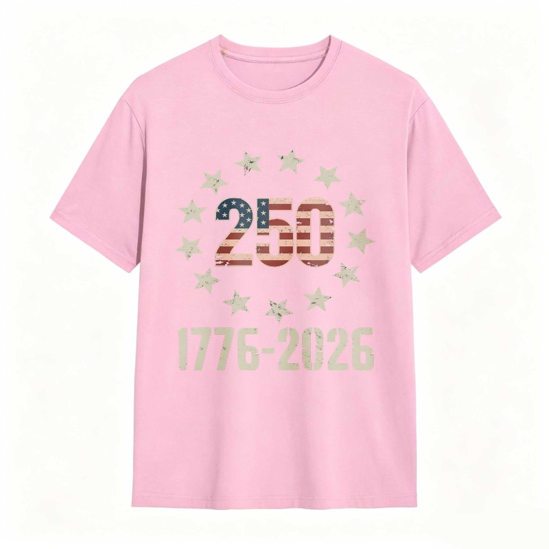 250th Anniversary United States Independence Day 1776 2026 Stars And Stripes T-shirt