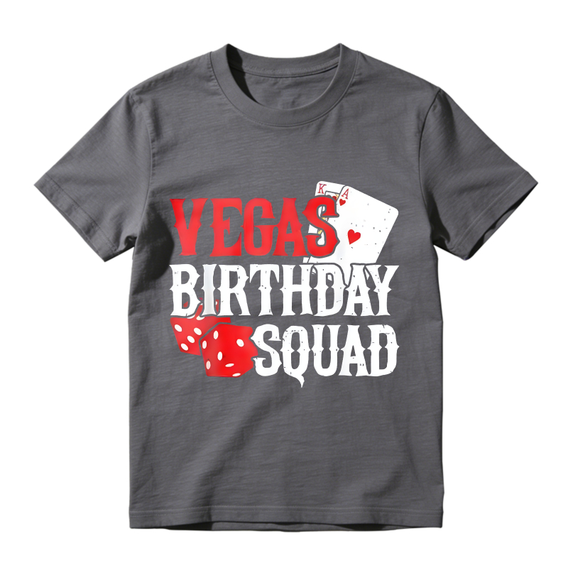 Vegas Birthday Squad Dice And Card Design Unisex Classic T-shirt